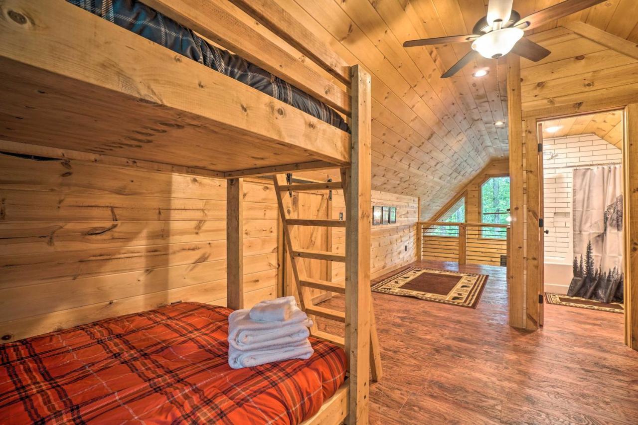 Peaceful Cabin On 3 Private Acres Deck And Fire Pit Blairsville Eksteriør bilde