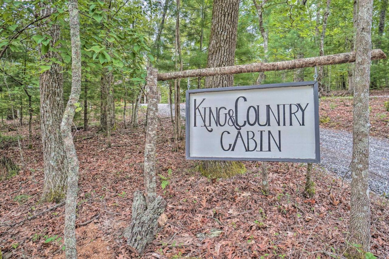 Peaceful Cabin On 3 Private Acres Deck And Fire Pit Blairsville Eksteriør bilde